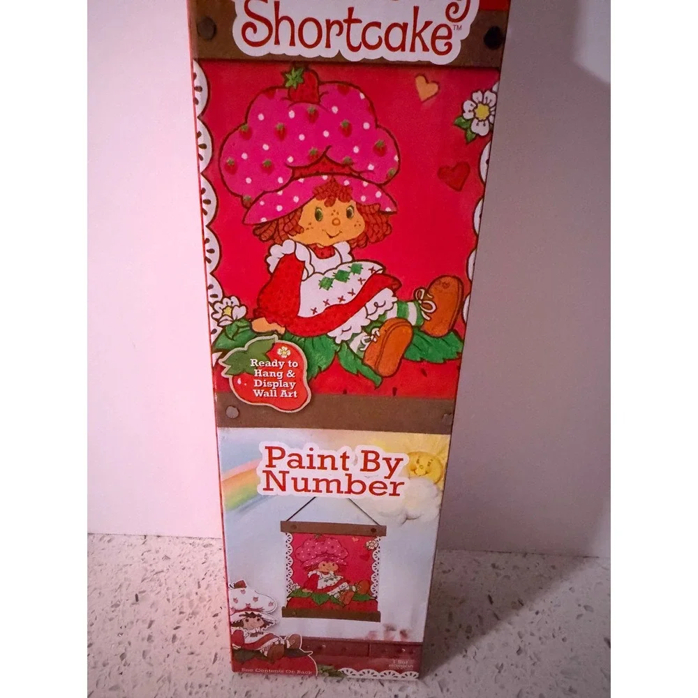 Strawberry Shortcake Paint By Number Kit Horizon Wall Art DIY Craft Set NEW